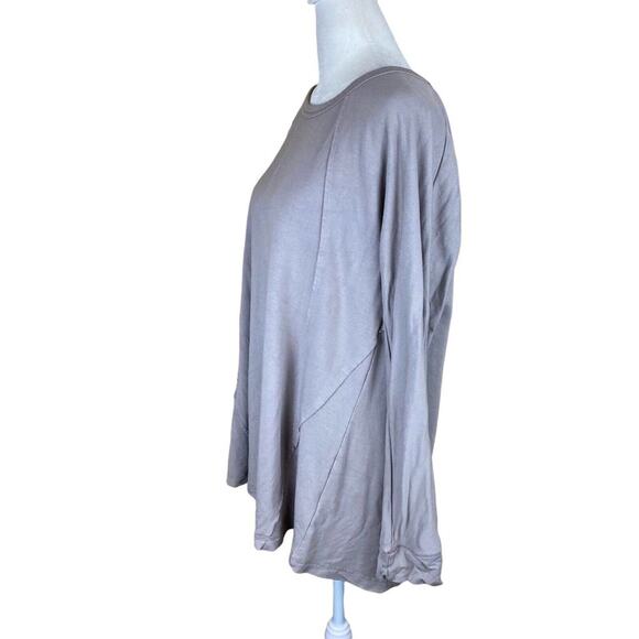 Soft Surroundings Jersey Exposed Seam Tunic Top Size Large - Picture 4 of 9